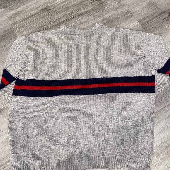 Striped grey sweater; Brandy Melville - Picture 2 of 3